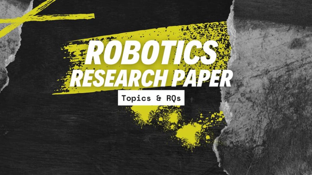 Robotics Research Paper Topics